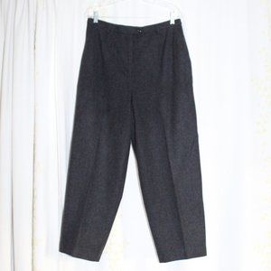 Vtg Pendleton Gray 100% Virgin Wool Slacks Lined Pants Womens M/L 32.5" x 26.5"